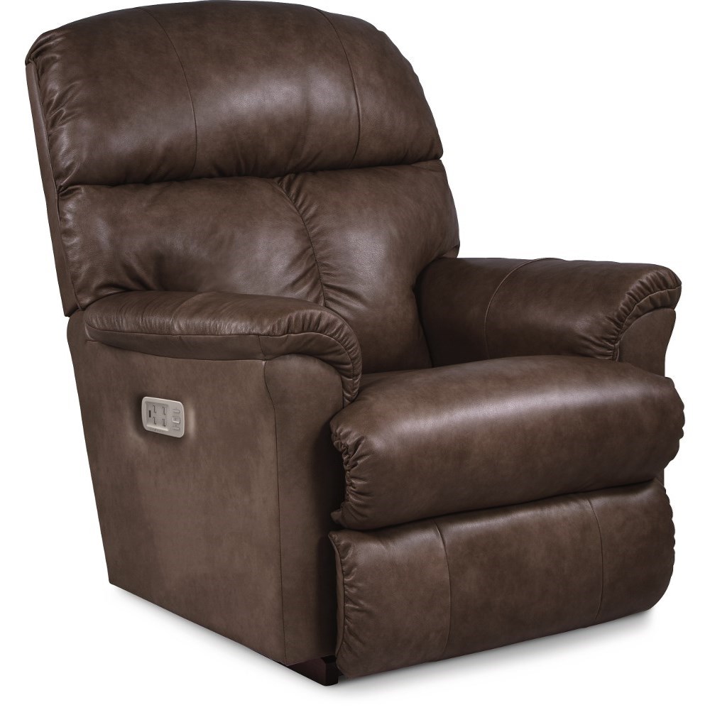 La Z Boy Reed 10U704 LB164677 Casual Power Rocking Recliner w Headrest USB Port Weinberger s Furniture Recliner Three Way